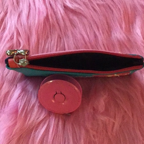 NWOT💗Fluff🧁 darling zip-purse w embroidered details 💖 - Picture 4 of 9